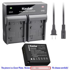 DMW-BLE9 Battery or Dual Charger for Panasonic DMW-BLE9E DMW-BLE9PP DMW-BLG10