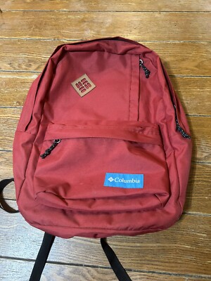 Columbia Backpack 22L Red with Blue Label