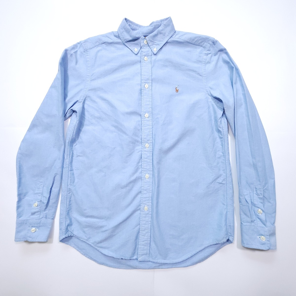 Polo Ralph Lauren Teen XL Blue Casual Button-Down Shirt | eBay