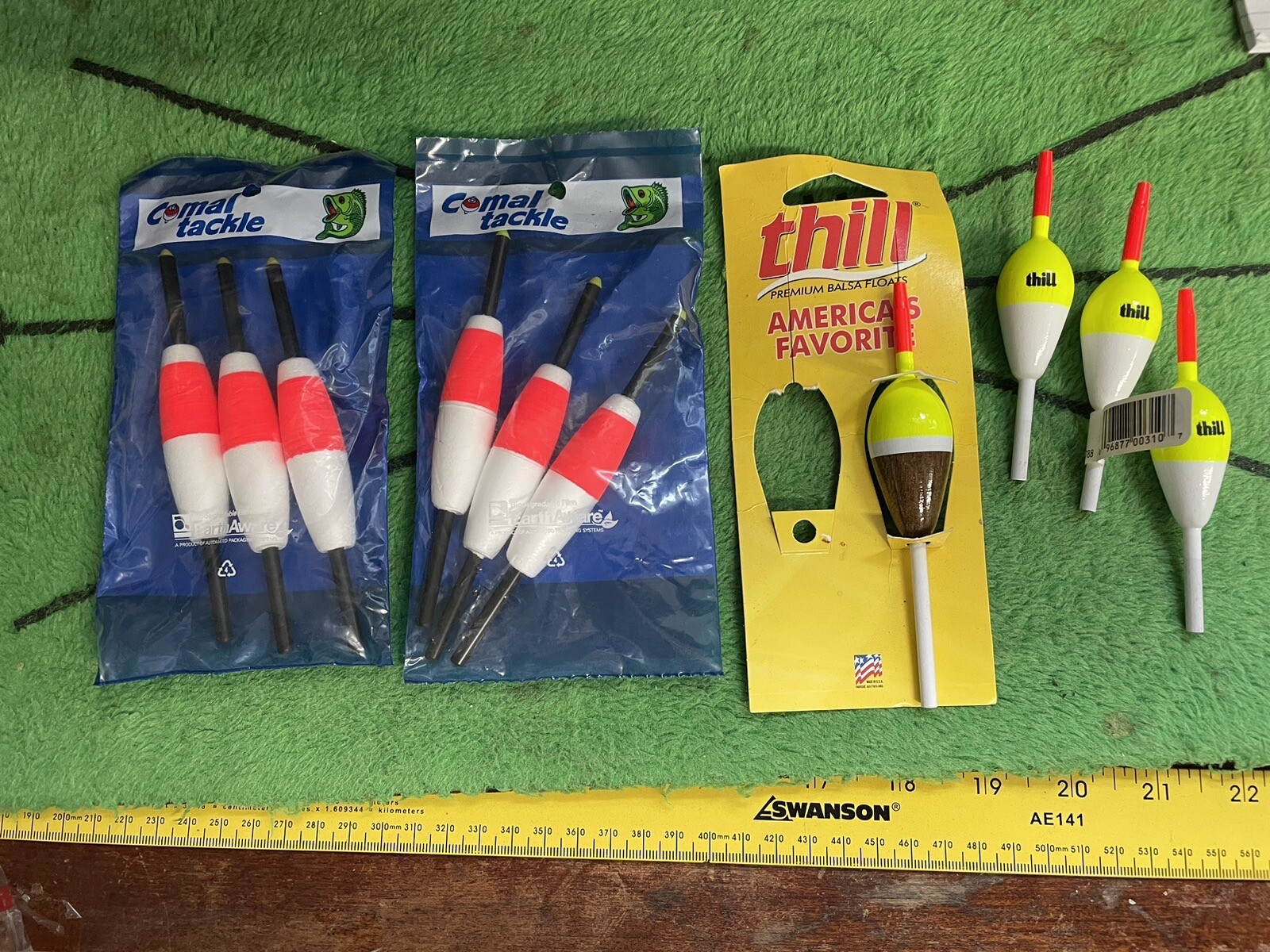 Vintage Comal Tackle & Thill Floats Fishing Made in the USA eBay
