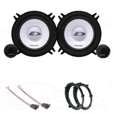 ALPINE LAUTSPRECHER für AUDI A4 B5 / 8D + Avant 1994-2001 Front Vorn 250W #AA13