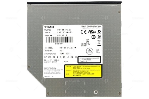 1977274A-Z3 TEAC 8X SATA 2.5 SLIM DVD/CD ROM DRIVE - Afbeelding 3 van 7