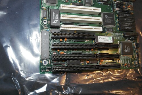 Socket 3 motherboard for 486 PCI ISA IDE 32 b SIMM UMD chipset MP4-P4U885G QDI - Picture 10 of 19