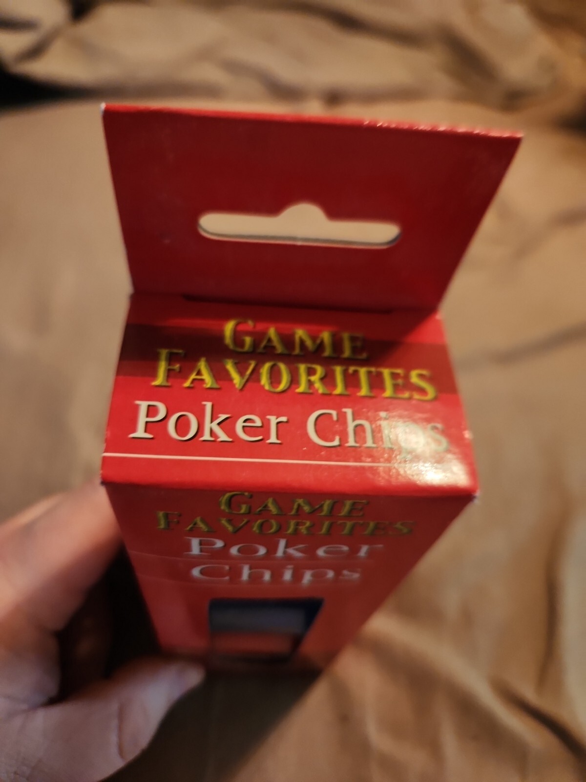 GAME FAVORITES Set of 100 Plastic Poker Chips 4 Grams Kids and Travel Games M&G