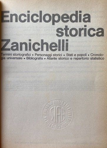 ENCICLOPEDIA STORICA TERMINI STORIOGRAFICI PERSONAGGI STORICI CRONOLOGIA ATLANTE - Picture 2 of 12