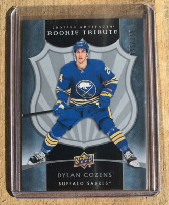 Dylan Cozens Retro Rookies Redemptions /750 RC Buffalo Sabres 20-21 Artifacts