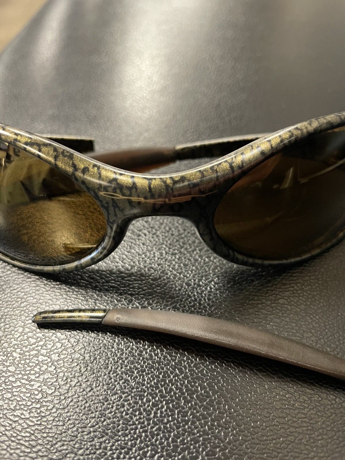 Oakley Eye Jacket Gold X Fuel Sunglasses Gold Iridi… Gem