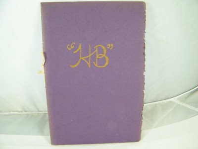 1975 HENRY BRODERICK ~ HISTORICAL BOOKLET~ READING MATTER ~ FOR FRIENDS ONLY