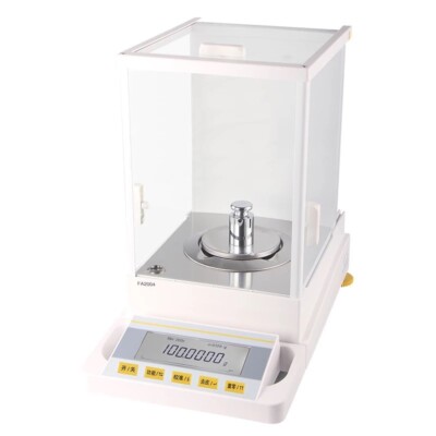 High precision 0.0001g（1/10,000）electronic analytical balance Scale ...
