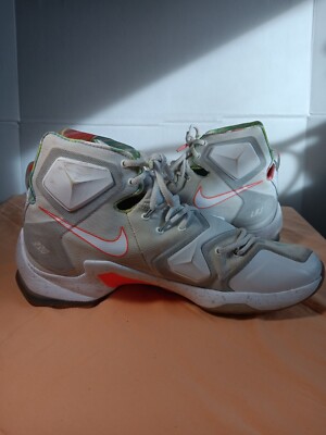 lebron 13 grey and orange