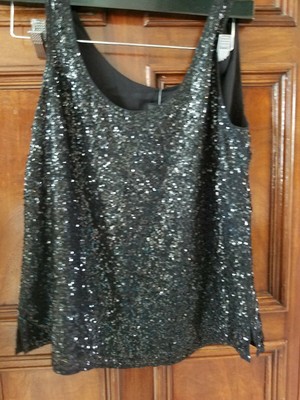 eileen fisher sequin top