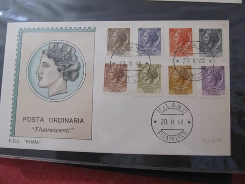 Italy Envelope Annullo Milano 1968 FDC LR113P19F74