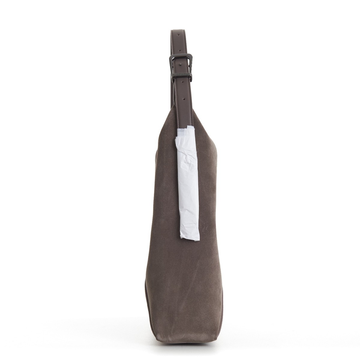 ショルダーバッグ・ポシェット Brunello Cucinelli 'Hobo Bc Duo' Handbag Calfskin BC Duo bag for Woman in Pine Cone Brown | Brunello