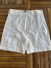Bi-flex Off White Sheer Nylon Granny Panty Girdle Sz 34 Sissy Brief Vtg 50s 60s