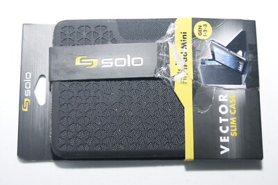 Solo Vector Slim Case Fits iPad Mini Generation 1, 2, 3 New, Damaged Front Pkg