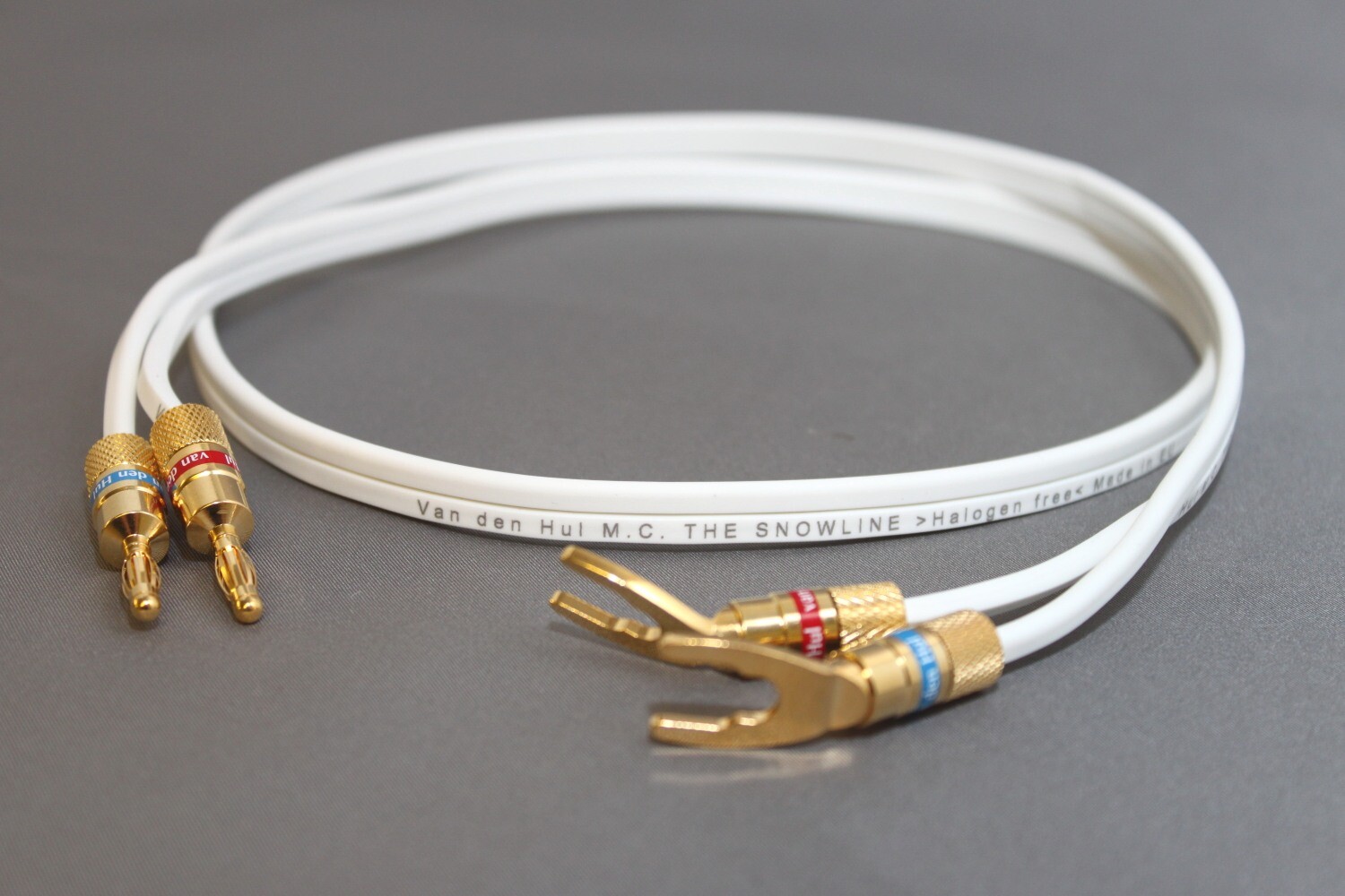 Van den Hul Snowline Speaker Cable - 2.5m Pair - with VDH DIY Banana Plugs