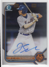 2022 Bowman Chrome Prospect Autographs #CPAJS JT Schwartz Auto - NM-MT