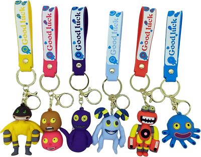 SINGING MONSTERS keychain birthday party supplies favor centerpiece decoration