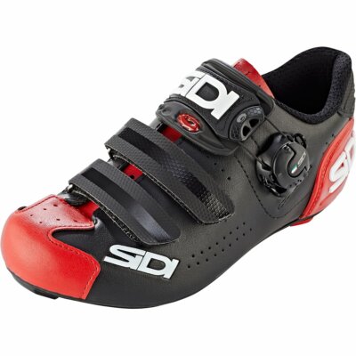 Sidi Men's Alba 2 Road Bicycle Shoes Black/Red EUR 46.5 / US 11.6