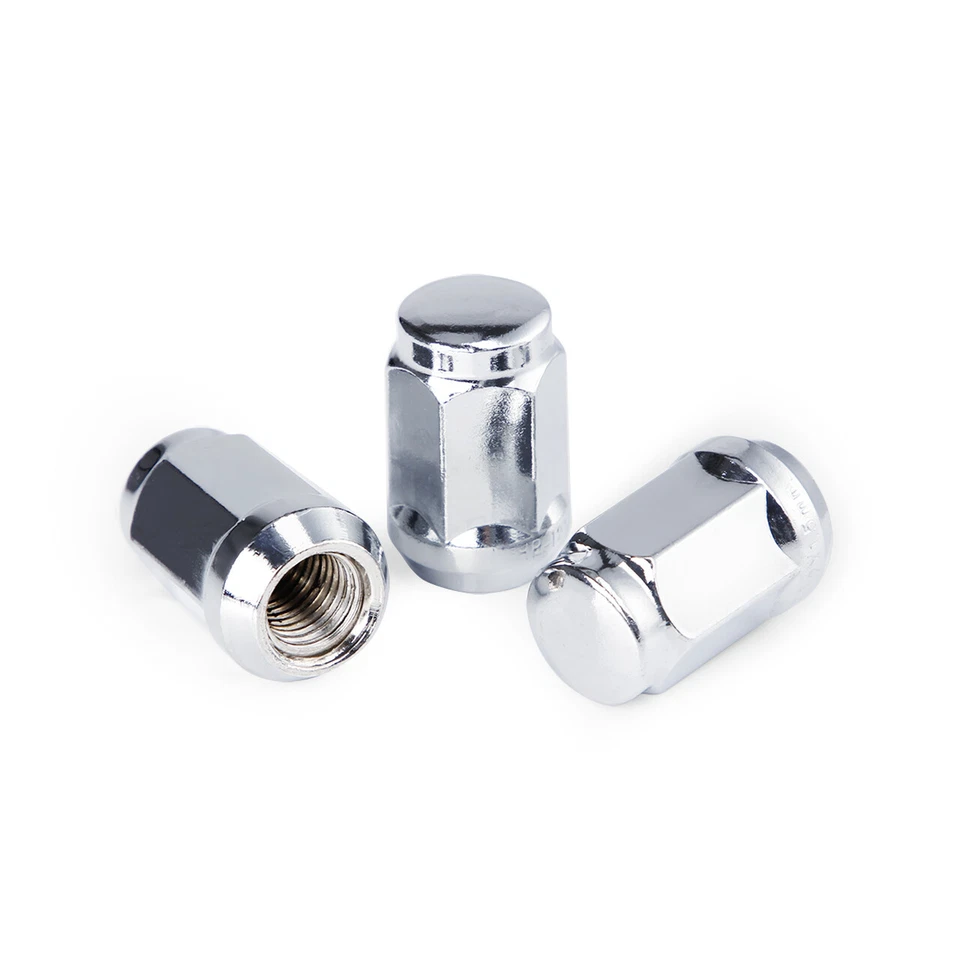 20 PIEZAS ASIENTO CÓNICO CROMADO PLATEADO 12X1,5 TUERCAS DE RUEDA ABULTADAS 3/4" BELLOTA PARA FORD Foto 3 de 4