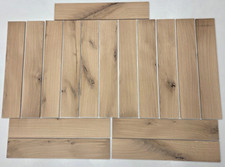 29" Very Cool Set Of 16 White Oak Lumber Wood Kiln Dried Board Slab