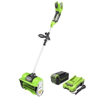 Greenworks 40V 12'' Cordless Snow Shovel, 4.OAh Battery and Charger Included New