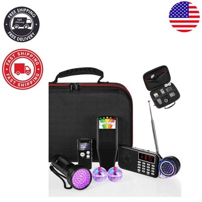Portable Ghost Hunting Equipment Set: EMF Meter, Speaker, Voice Recorder & More