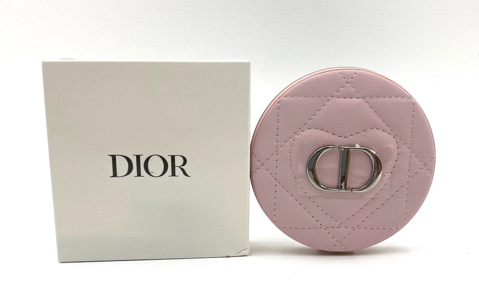 Christian Dior Kosmetik Beauty Make-up kompakter doppelseitiger Taschenspiegel ~ rosa