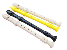 Lot 4 Recorder Plastic Soprano 2 Yamaha Recorders Ready to Play Student Model