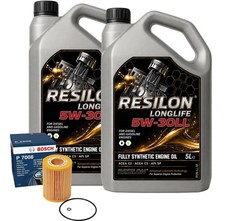 for MERCEDES E CLASS E350 CDI BOSCH SERVICE KIT 10L OIL + OIL FILTER 2009-2011