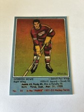 Hockey Art Card Print of Gordie Howe, Rookie