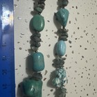 block turquoise beaded necklace — photo 8