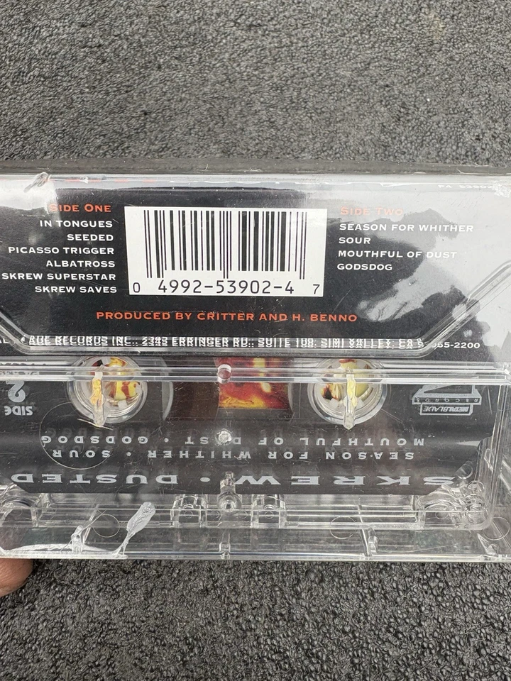 Vintage SKREW Cassette Tape "Dusted" 90s Metal NOS - Image 4 of 4
