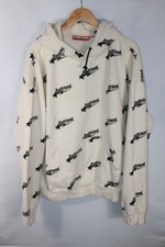 Badfriend Men's XL Hoodie All Over Logo Star Pullover Streetwear Made in USA