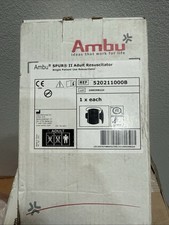 AMBU SPUR II Adult Resuscitator Bag w/ Medium Adult Face Mask 9/Case 520211000B