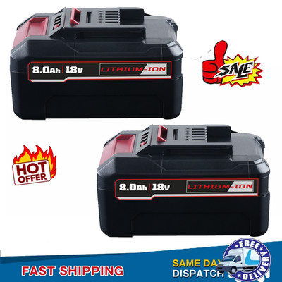 2X 18V 8Ah Ersatzakku Für Einhell 18V POWER X-CHANGE Lithium PXC Akku Ladegerät