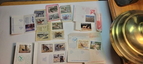 Federal Duck Stamp Collection Plus IL Habitat and water foul Stamps 21 in All