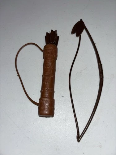 Marx Toy Johnny West Geronimo Indian Quiver & Arrows & Bow Chief Cherokee