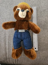 Vintage Smokey the Bear Stuffed Plush 1985 R Dakin 12 in. Forest Fire Mascot