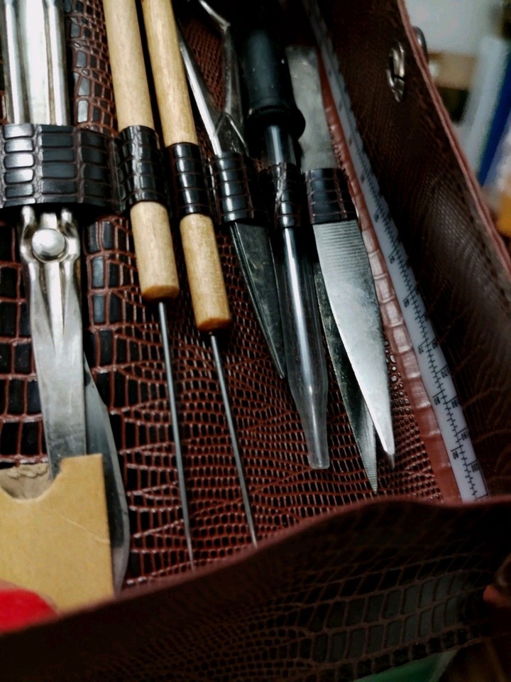 New old stock Adams (Germany) dissecting kit — pristine vintage surgical tools in a fitted case, the kind of thing a biology nerd dreams about finding.
