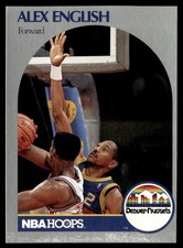 1990-91 Hoops Alex English Denver Nuggets #94