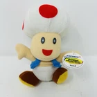 Vintage 1997 BD&A Nintendo Super Mario 64 Toad Bean Bag Plush Doll w/ Tag
