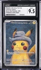 2023 POKEMON SVP POKEMON X VAN GOGH #085 PIKACHU WITH GREY FELT HAT CGC 9.5