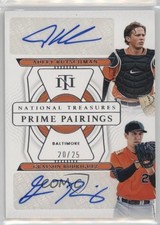 2022 Panini National Treasures 20/25 Adley Rutschman Grayson Rodriguez Auto 1qg0