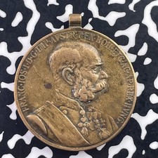 1898 Austria Franz Josef I 50th Anniversary Medal Lot#C6797 34mm