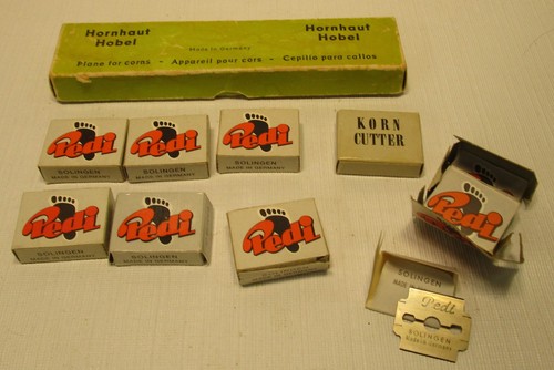 Vintage Hornhaut Hobel Corn Plane with Pedi Blades Lot