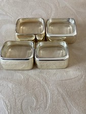 Serviette Rings X 4 (gold) Used