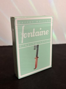 Red Fontaine Playing Cards | eBay