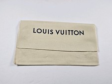 Authentic Louis Vuitton Cotton Dust Bag Envelope Wallet Cover Storage 9x5