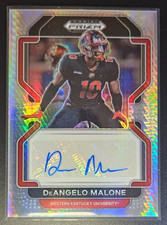 2023 Prizm Draft Picks DeAngelo Malone PRIZM AUTO RA-DMA